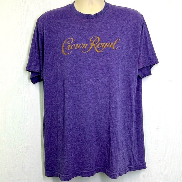 Crown Royal - Purple Crown Royal Graphic Short Sleeve T Short Size XL - Picture 1 of 8